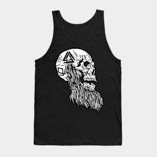 Viking skull tattoo Tank Top